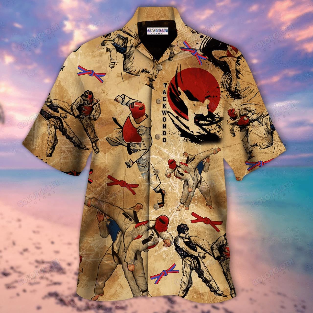 Taekwondo Hawaiian Shirt Pre10795