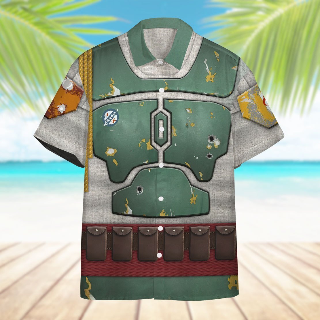 Tar Wars Boba Fett Hawaiian Shirt Pre11780