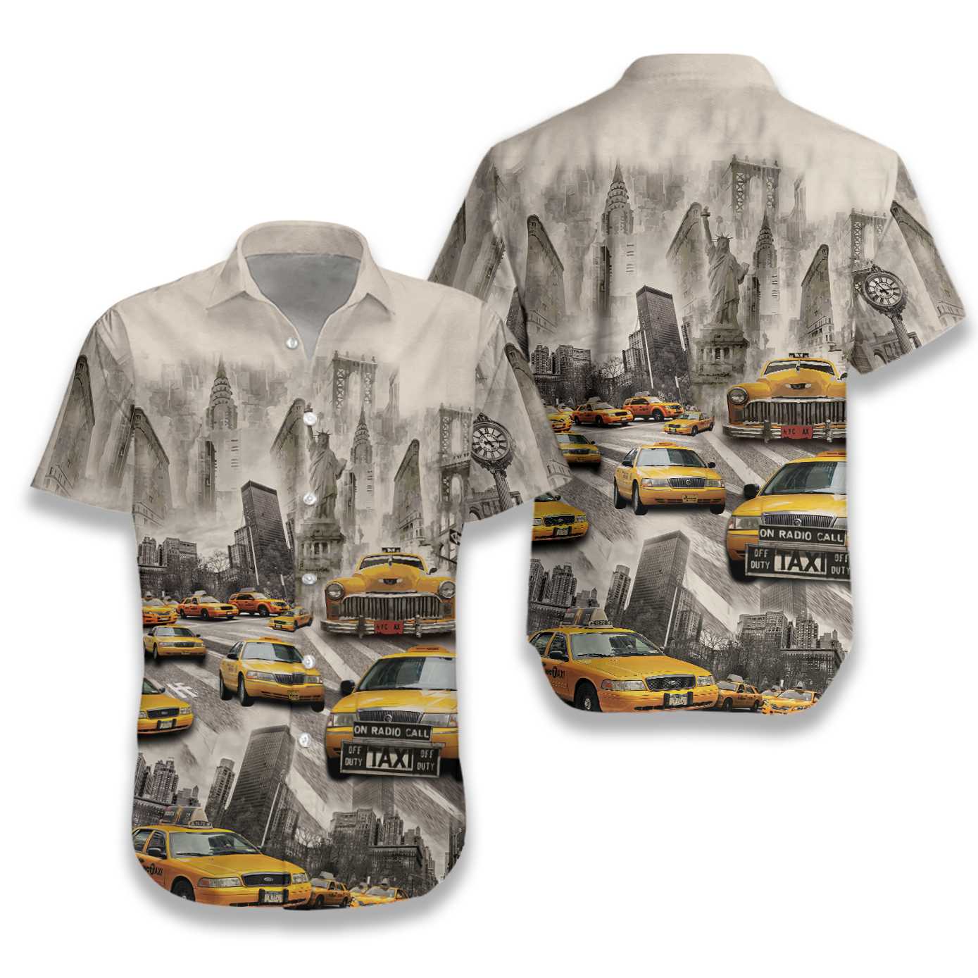 Taxicab Hawaiian Shirt Pre11804