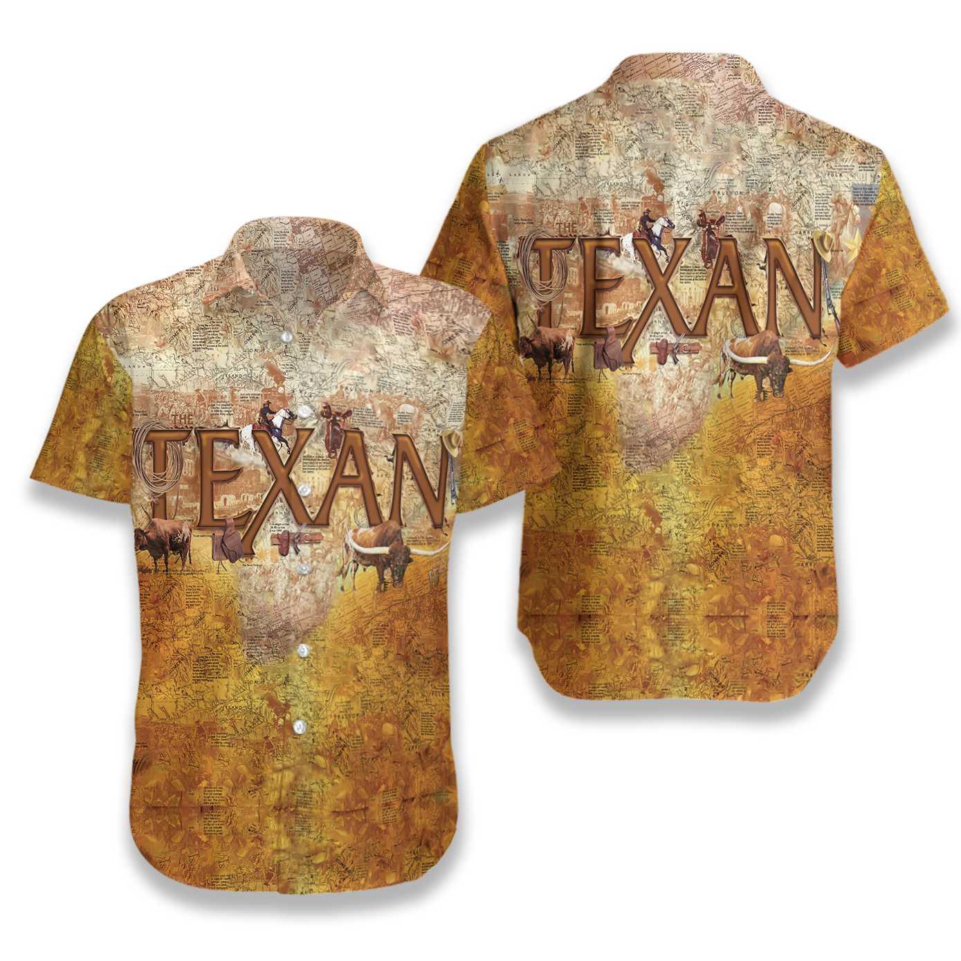 Texan Hawaiian Shirt Pre12305