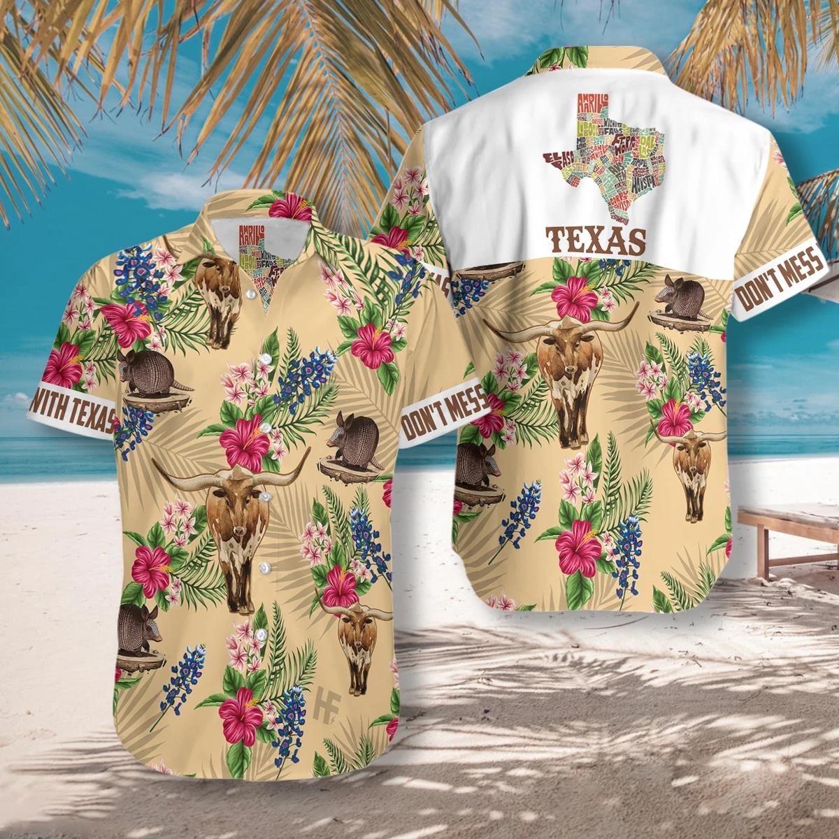 Texas Hawaiian Shirt Pre11228