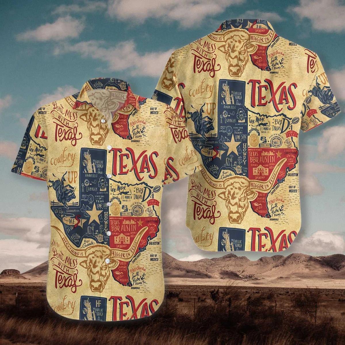 Texas Proud Hawaiian Shirt Pre12310