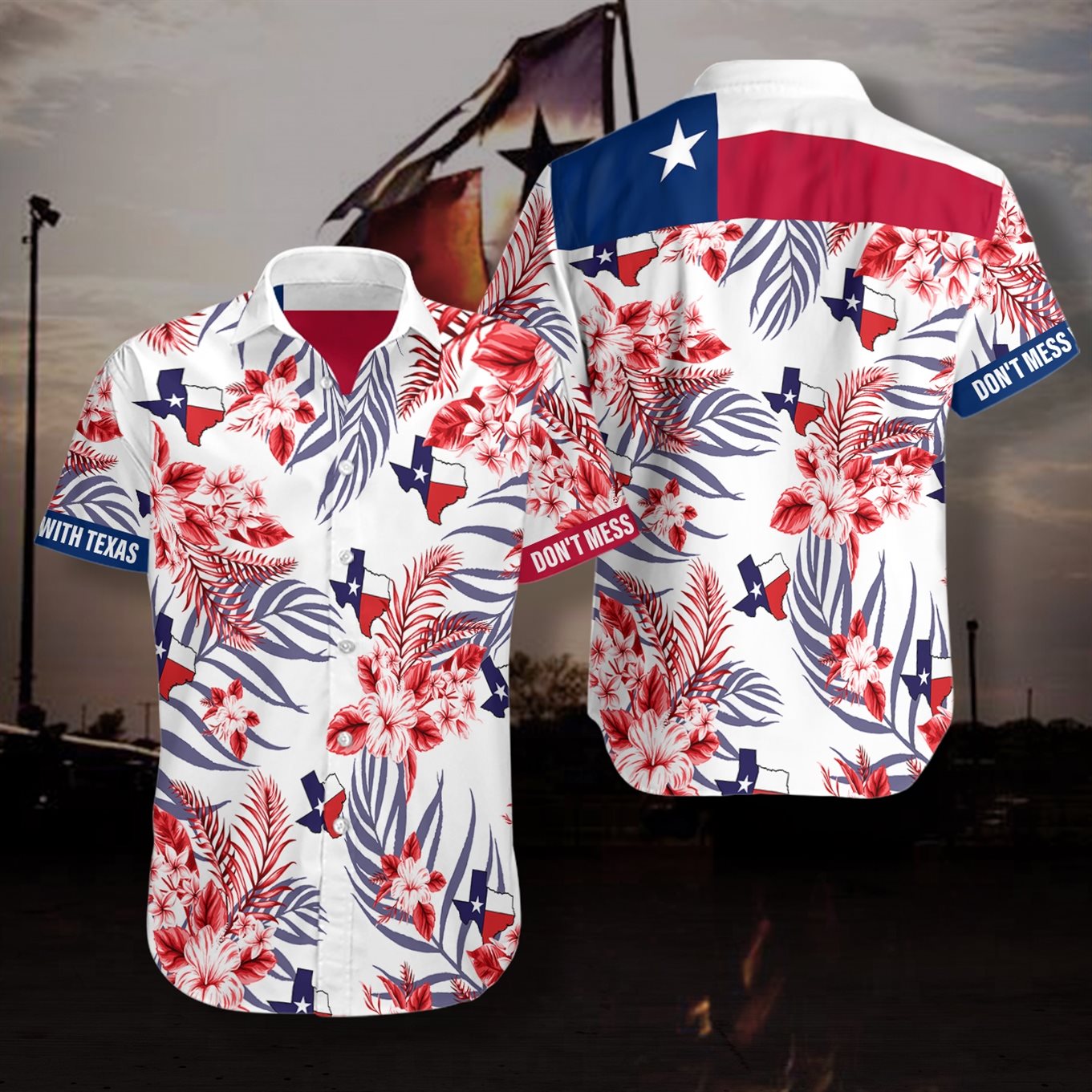 Texas Summer Hawaiian Shirt Pre10002 Texas Summer Hawaiian Shirt Pre10002