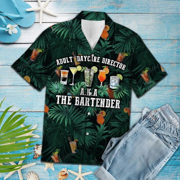 The Bartender Tropical Hawaiian Shirt Pre10793 The Bartender Tropical Hawaiian Shirt Pre10793