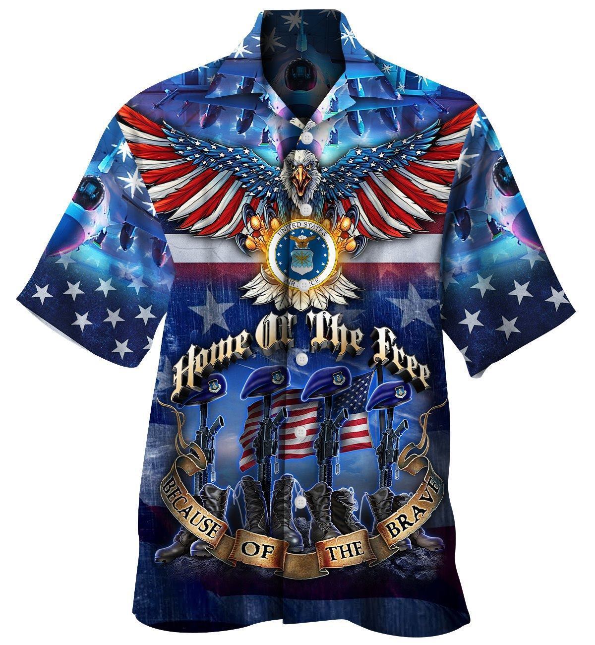The Brave Hawaiian Shirt Pre12216