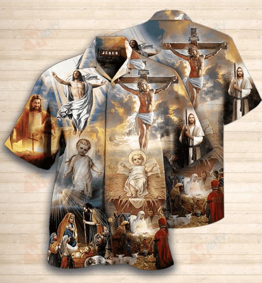 The Life Of Jesus Hawaiian Shirt Pre11761 The Life Of Jesus Hawaiian Shirt Pre11761