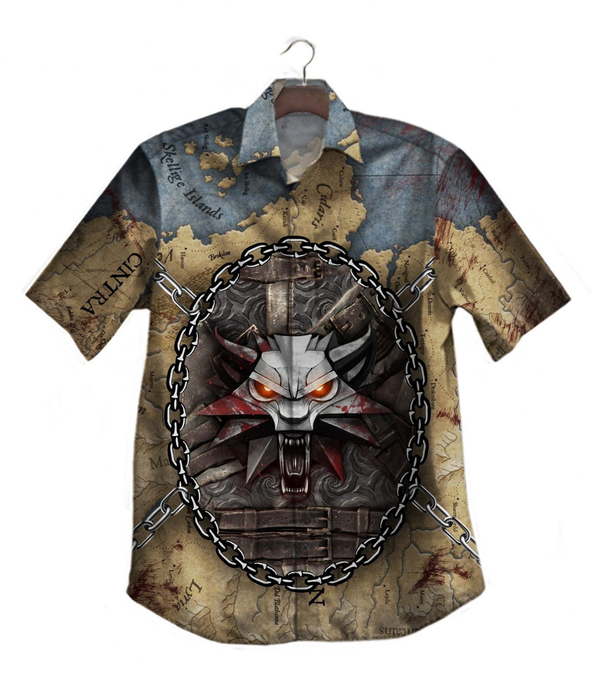 The Witcher Hawaiian Shirt Pre10892 The Witcher Hawaiian Shirt Pre10892