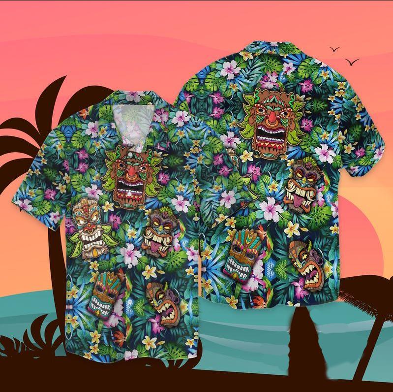 Tiki Aloha Hawaiian Shirt Pre10650