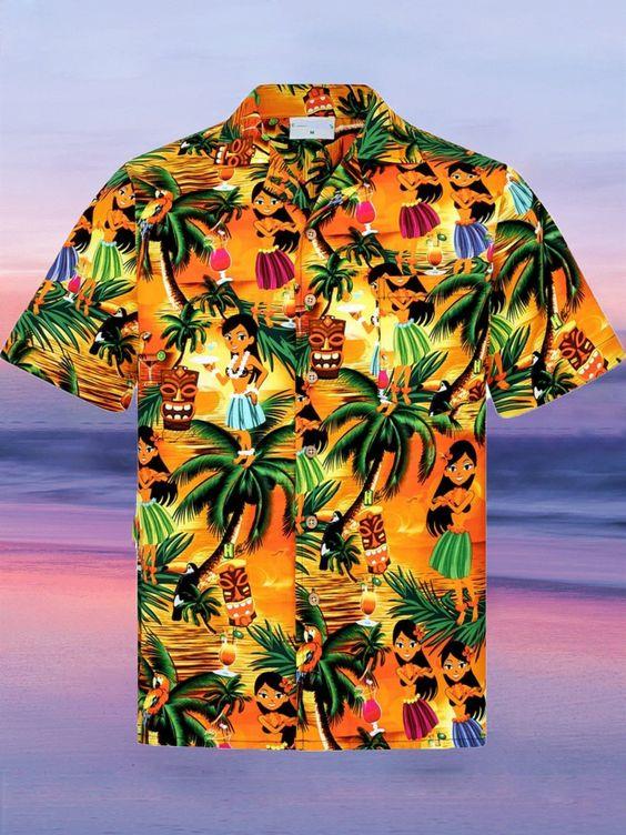 Tiki Aloha Hawaiian Shirt Pre11576