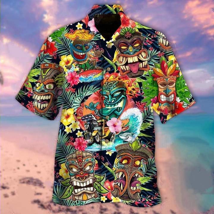 Tiki Awesome Hawaiian Shirt Pre10010