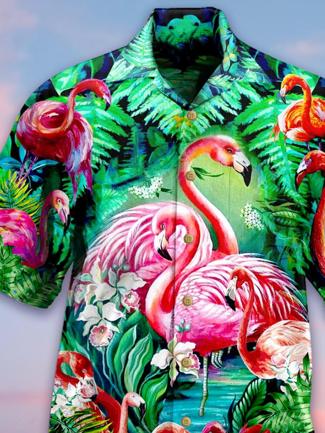 Tropical Flamingo For Men For Women Hw3605 Hawaiian Shirt Pre12184 1 » Cool Gifts for You - Mfamilygift Tropical Flamingo For Men For Women Hw3605 Hawaiian Shirt Pre12184 1