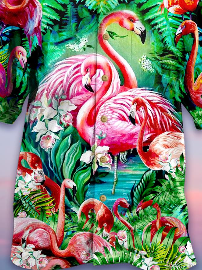 Tropical Flamingo For Men For Women Hw3605 Hawaiian Shirt Pre12184 2 » Cool Gifts for You - Mfamilygift Tropical Flamingo For Men For Women Hw3605 Hawaiian Shirt Pre12184 2