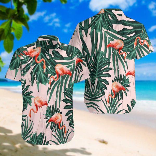 Tropical Flamingo For Men For Women Hw4450 Hawaiian Shirt Pre11177