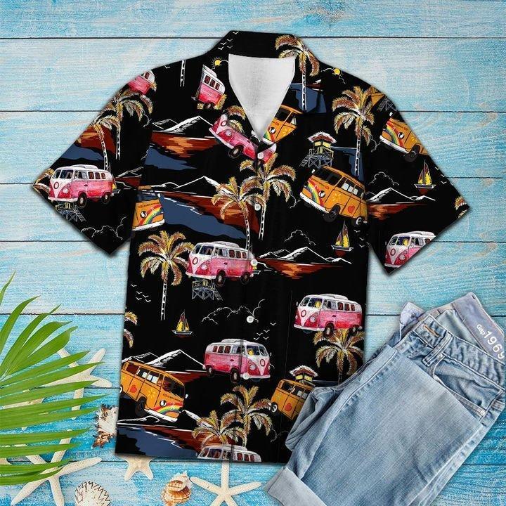 Tropical Hippie Car Hawaiian Shirt Pre12163 1 » Cool Gifts for You - Mfamilygift Tropical Hippie Car Hawaiian Shirt Pre12163 1