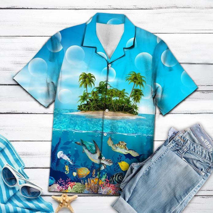 Turtle Island Hawaiian Shirt Pre10623 1 » Cool Gifts for You - Mfamilygift Turtle Island Hawaiian Shirt Pre10623 1