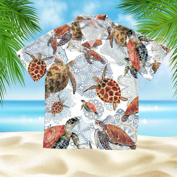 Turtle Mandala Hawaiian Shirt Pre11097 Turtle Mandala Hawaiian Shirt Pre11097