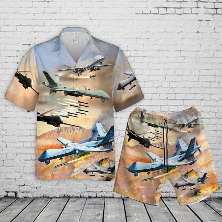Us Air Force Set Hawaiian Shirt Pre11066