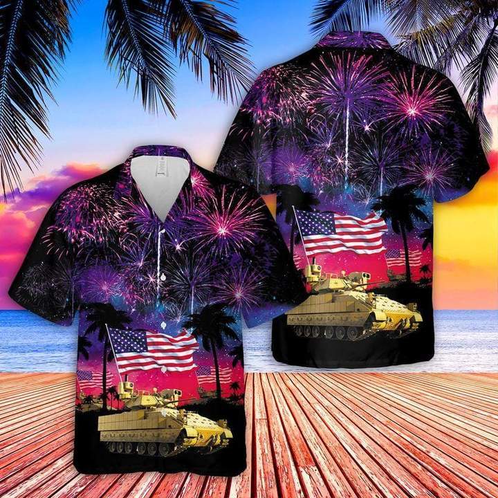 Us Army M2a3 Bradley For Independence Day Hawaiian Shirt Pre10430 Us Army M2a3 Bradley For Independence Day Hawaiian Shirt Pre10430