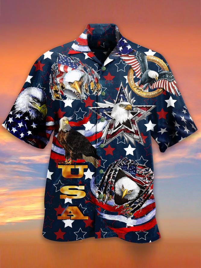 Usa Flag Hawaiian Shirt Pre10003 Usa Flag Hawaiian Shirt Pre10003
