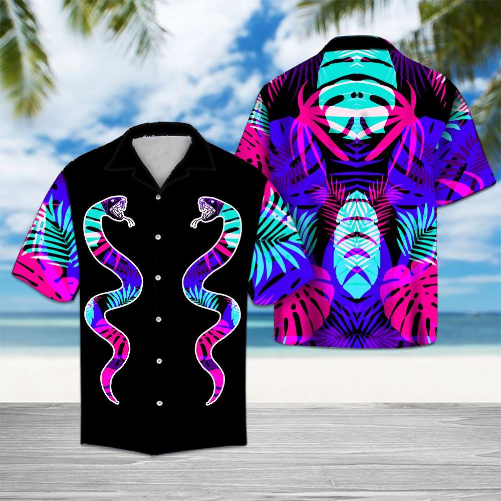 Vibrant Snakes Hawaiian Shirt Pre11287 Vibrant Snakes Hawaiian Shirt Pre11287