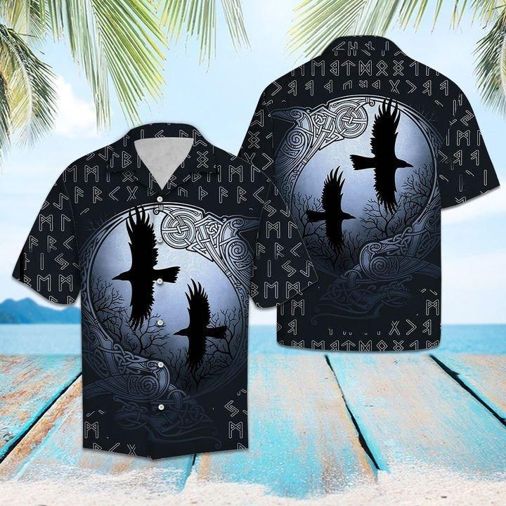 Viking Ravens Hawaiian Shirt Pre12074