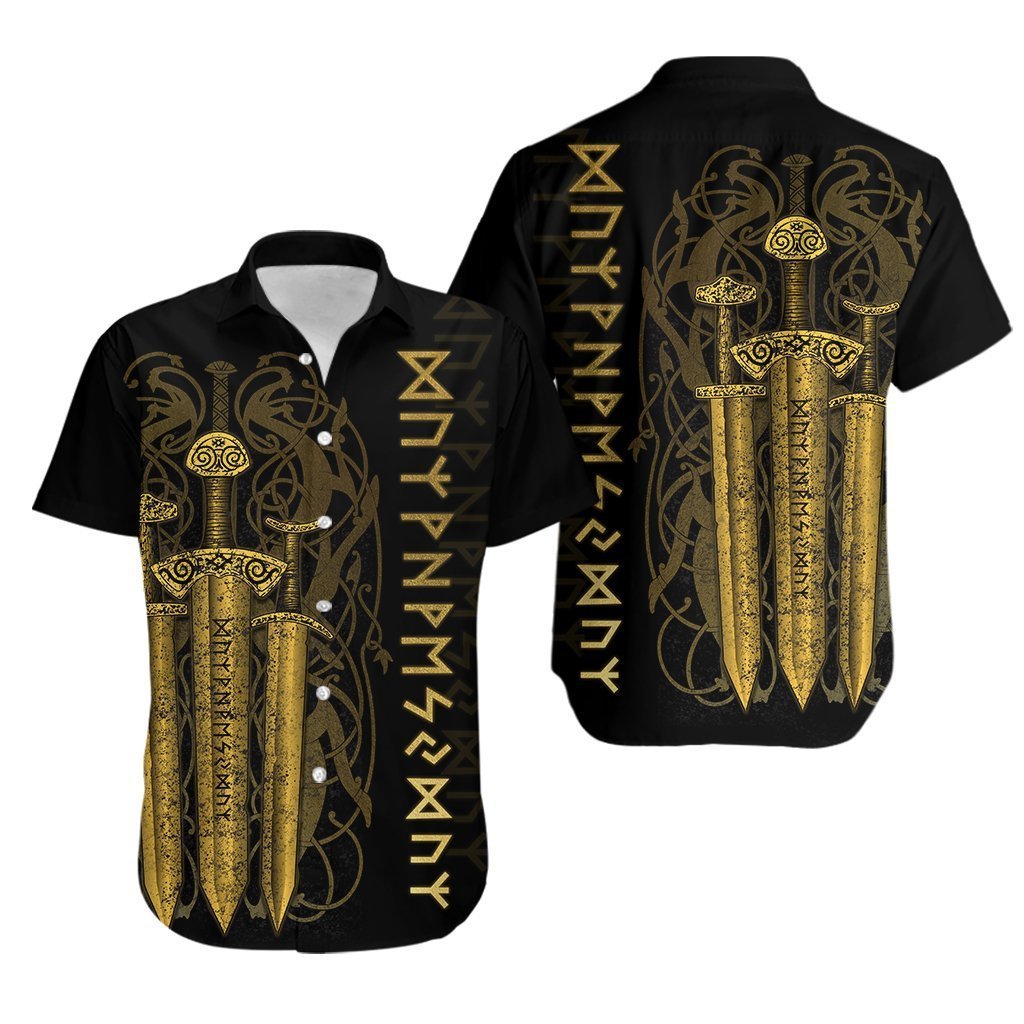 Viking Sword Hawaiian Shirt Pre10133 Viking Sword Hawaiian Shirt Pre10133
