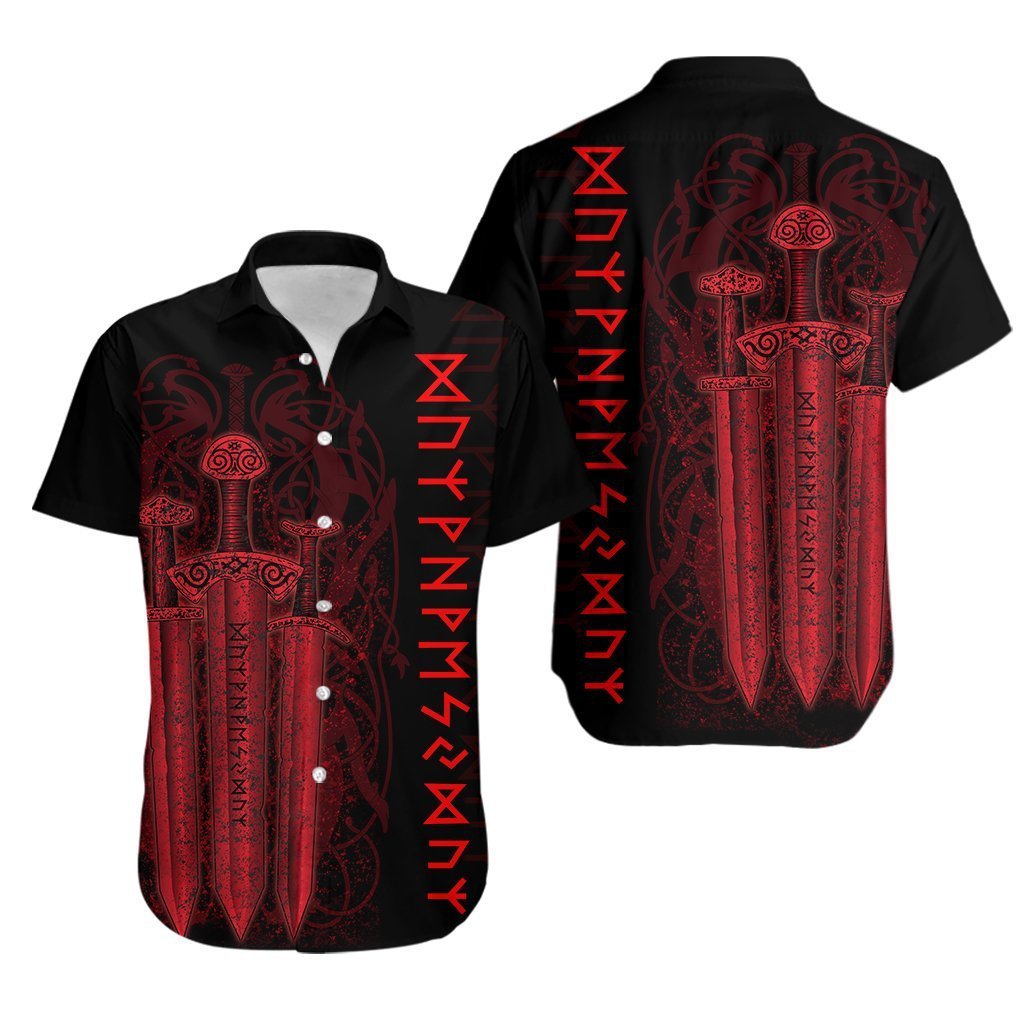 Viking Sword Hawaiian Shirt Pre12099 Viking Sword Hawaiian Shirt Pre12099