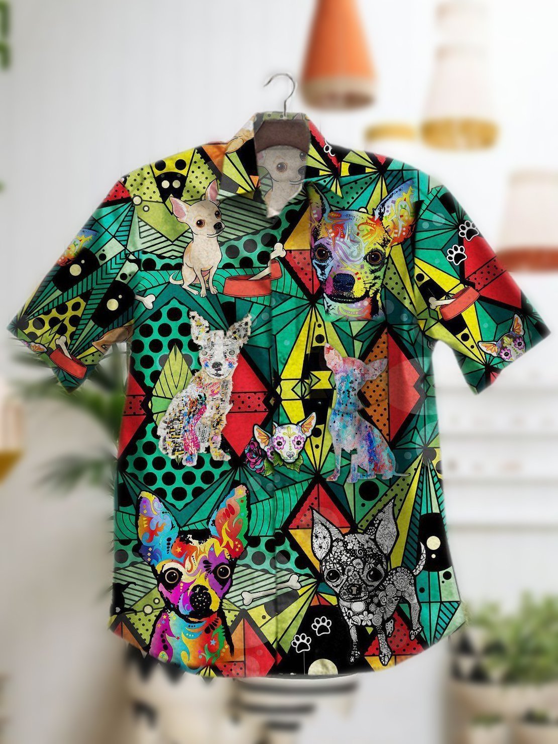Vintage Dog Hawaiian Shirt Pre12148