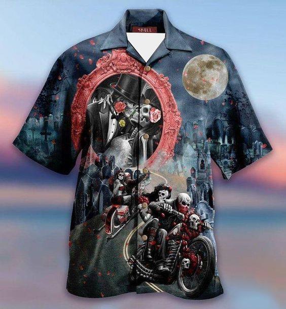 Wedding Of Skull Hawaiian Shirt Pre11578 Wedding Of Skull Hawaiian Shirt Pre11578