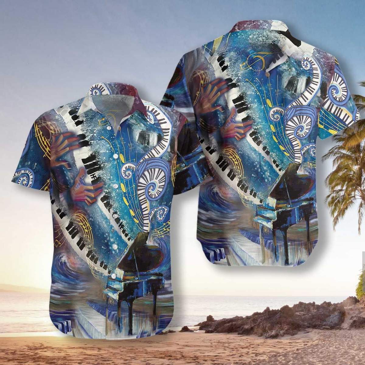 Where Words Fail Piano Speaks Hawaiian Shirt Pre12068 1 » Cool Gifts for You - Mfamilygift Where Words Fail Piano Speaks Hawaiian Shirt Pre12068 1