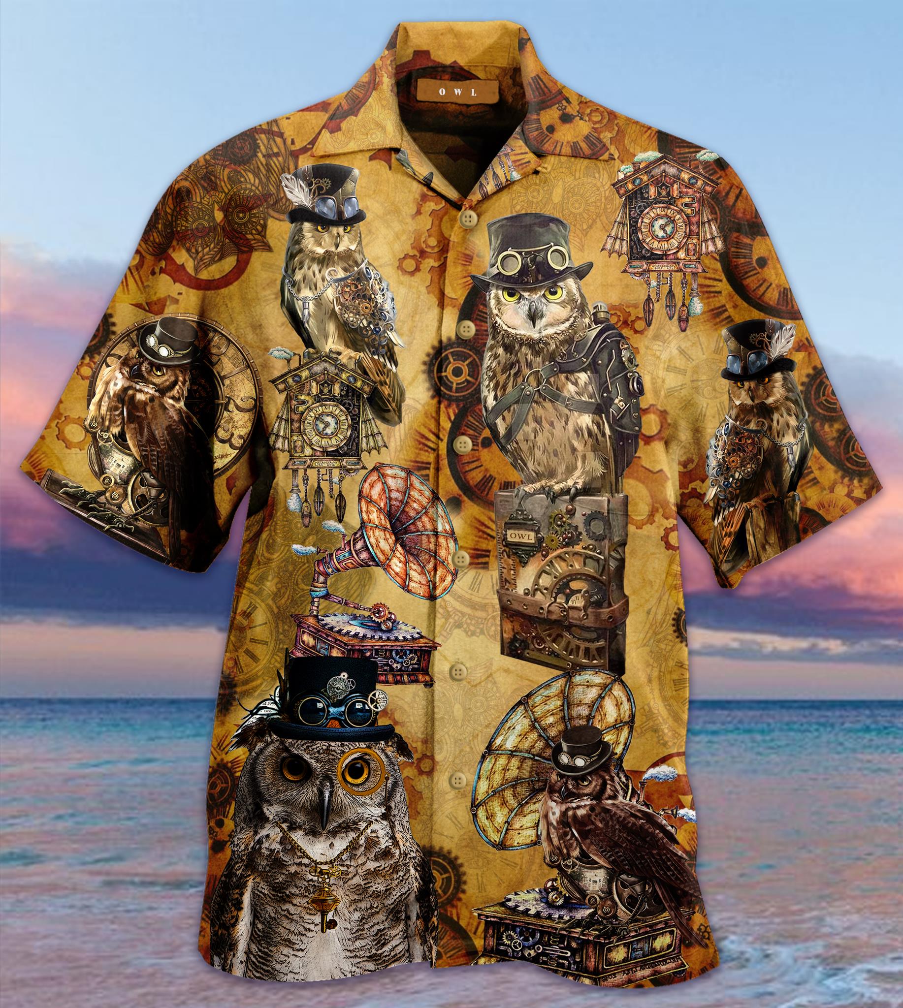 Wisdom Owls Hawaiian Shirt Pre11938 1 » Cool Gifts for You - Mfamilygift Wisdom Owls Hawaiian Shirt Pre11938 1
