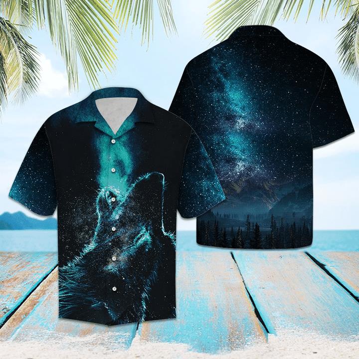 Wolf Hawaiian Shirt Pre12017