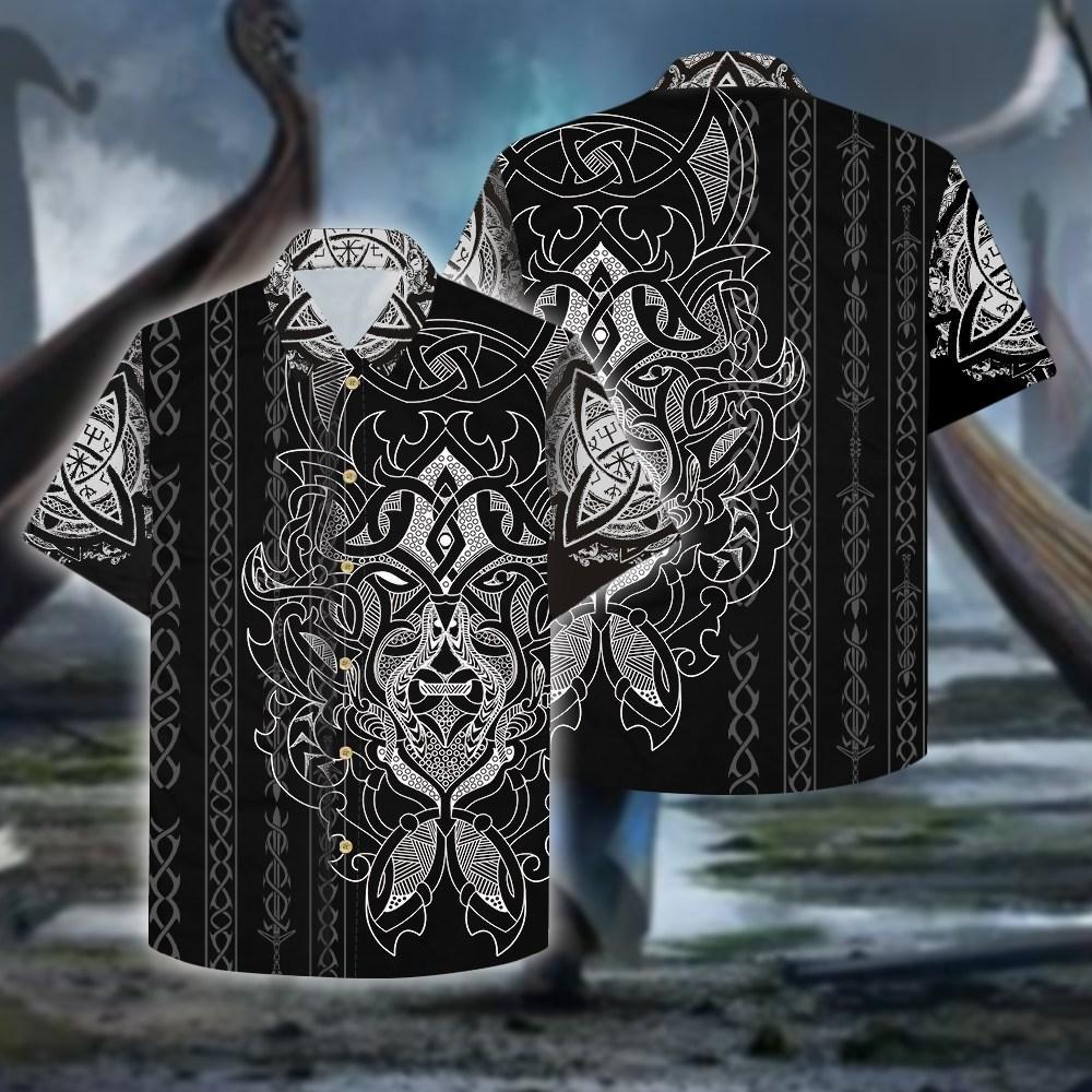 Wolf Pattern Hawaiian Shirt Pre12066 Wolf Pattern Hawaiian Shirt Pre12066