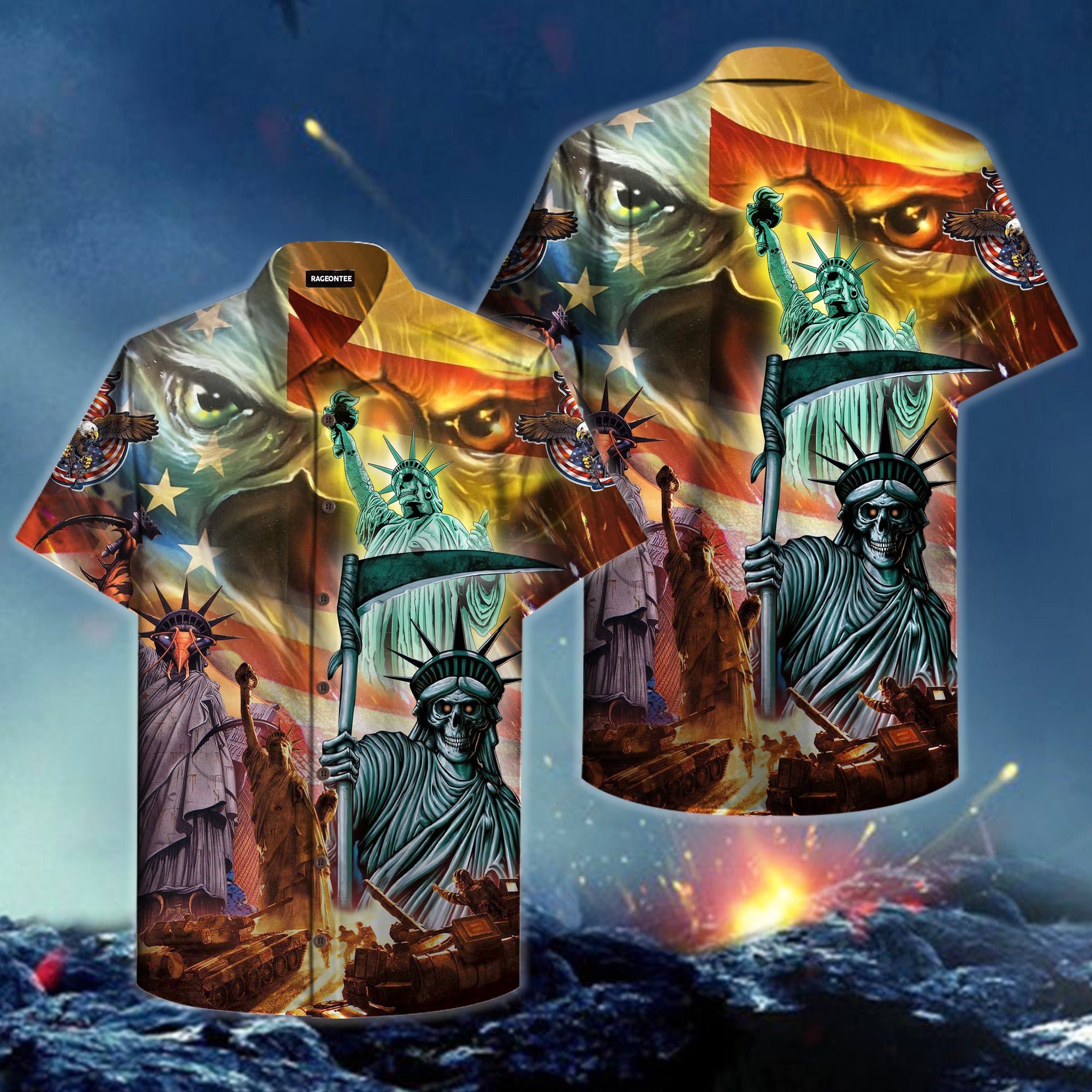 Wwii State Of Libarity Hawaiian Shirt Pre11452 Wwii State Of Libarity Hawaiian Shirt Pre11452