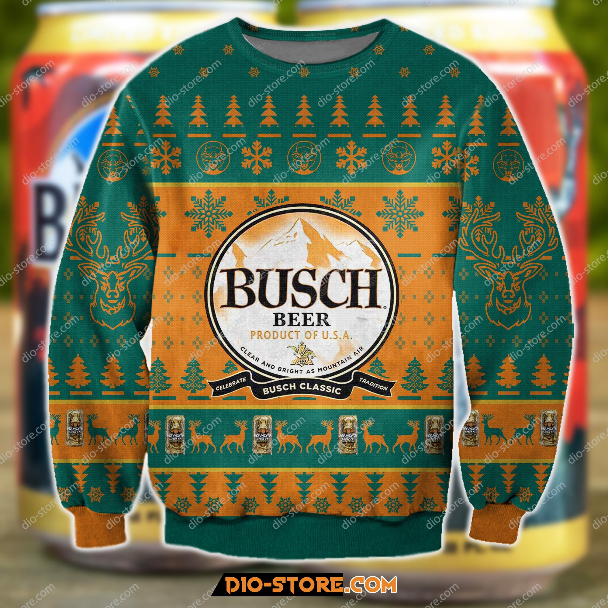 3D All Over Print Busch Buck Hunter Ugly Christmas Sweater Hoodie All Over Printed Cint10281 3D All Over Print Busch Buck Hunter Ugly Christmas Sweater Hoodie All Over Printed Cint10281