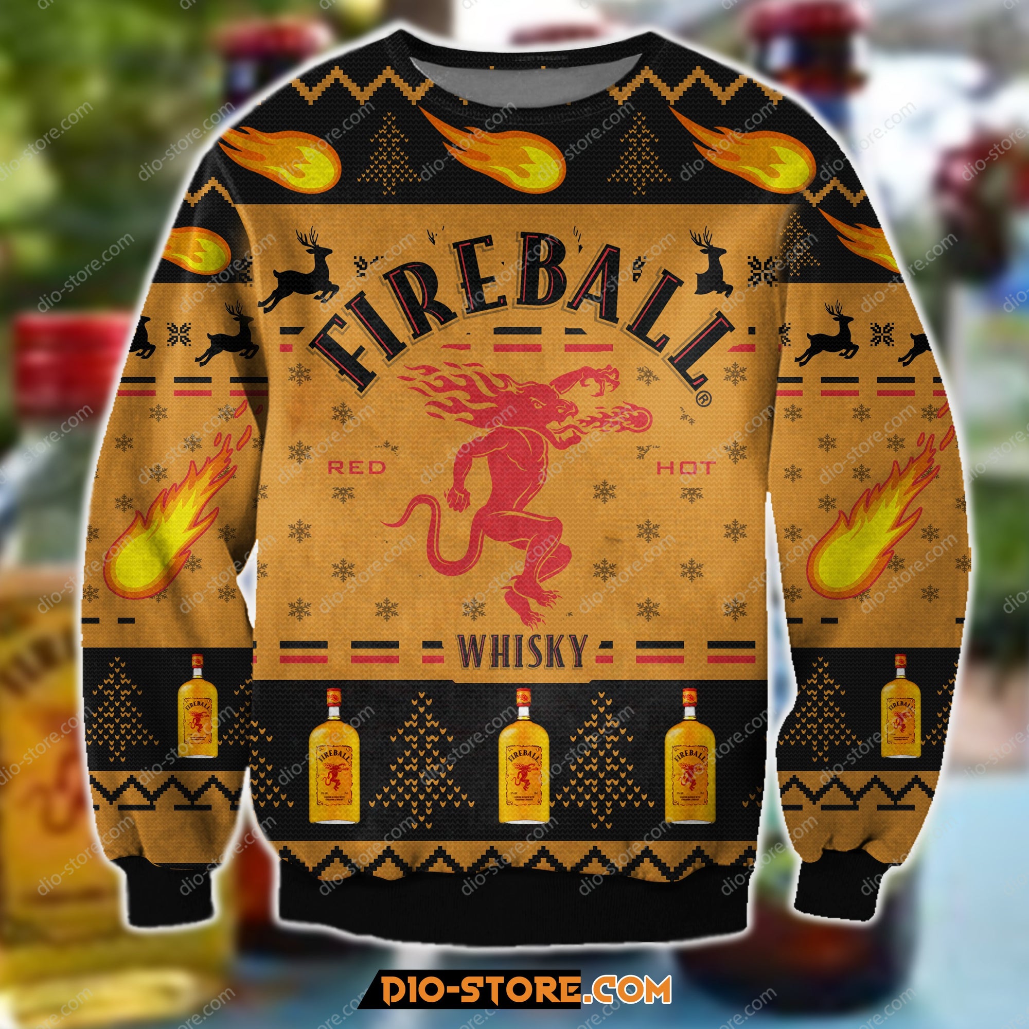 3D All Over Print Knitting Pattern Fireball Cinnamon Ugly Christmas Sweater 1 Hoodie All Over Printed Cint10271 3D All Over Print Knitting Pattern Fireball Cinnamon Ugly Christmas Sweater 1 Hoodie All Over Printed Cint10271