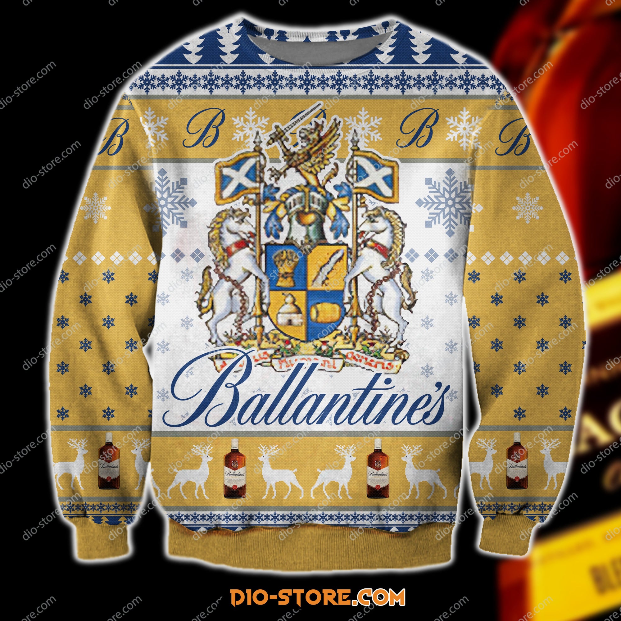 Ballantines Knitting Pattern 3D Print Ugly Sweatshirt Hoodie All Over Printed Cint10385 Ballantines Knitting Pattern 3D Print Ugly Sweatshirt Hoodie All Over Printed Cint10385