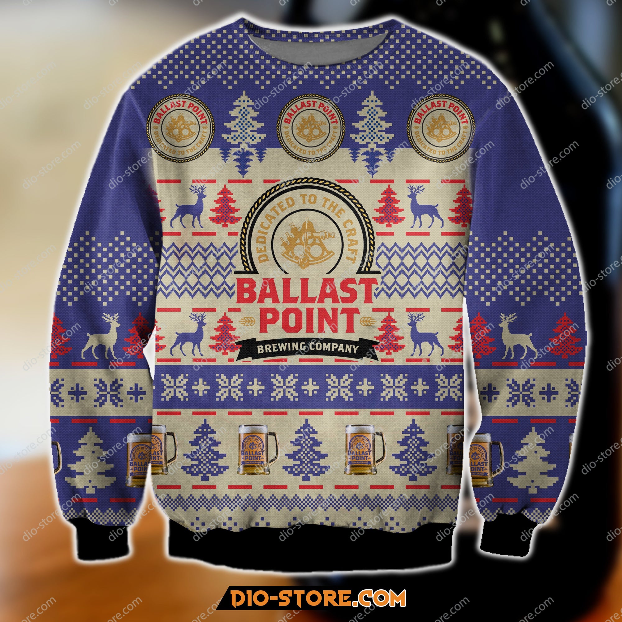 Ballast Point Beer Knitting Pattern 3D Print Ugly Sweatshirt Hoodie All Over Printed Cint10384 Ballast Point Beer Knitting Pattern 3D Print Ugly Sweatshirt Hoodie All Over Printed Cint10384