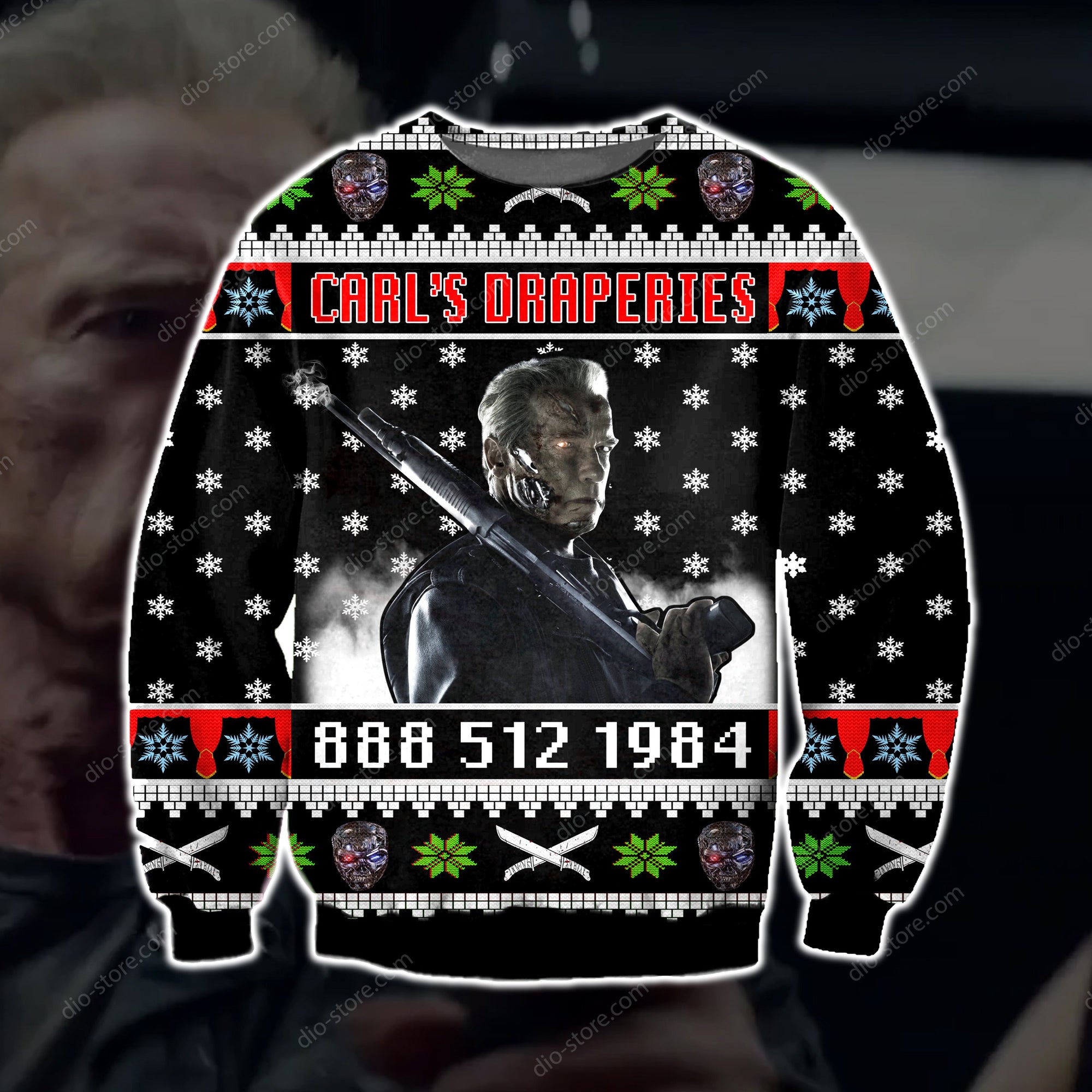Carls Draperies Knitting Pattern 3D Print Ugly Sweater Hoodie All Over Printed Cint10552 Carls Draperies Knitting Pattern 3D Print Ugly Sweater Hoodie All Over Printed Cint10552