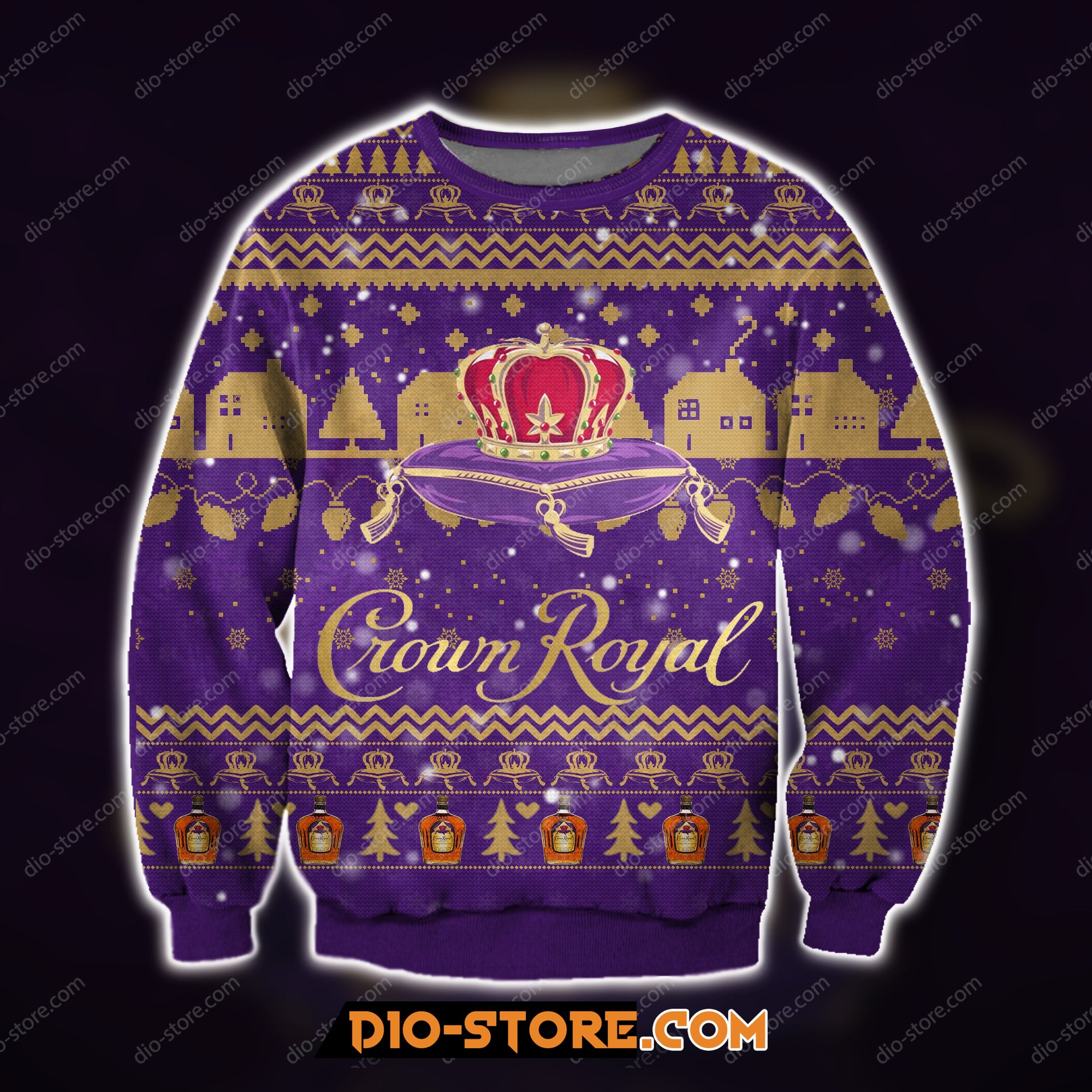 Crown Royal 3D All Over Print Knitting Pattern Ugly Christmas Sweatshirt Hoodie All Over Printed Cint10290 Crown Royal 3D All Over Print Knitting Pattern Ugly Christmas Sweatshirt Hoodie All Over Printed Cint10290