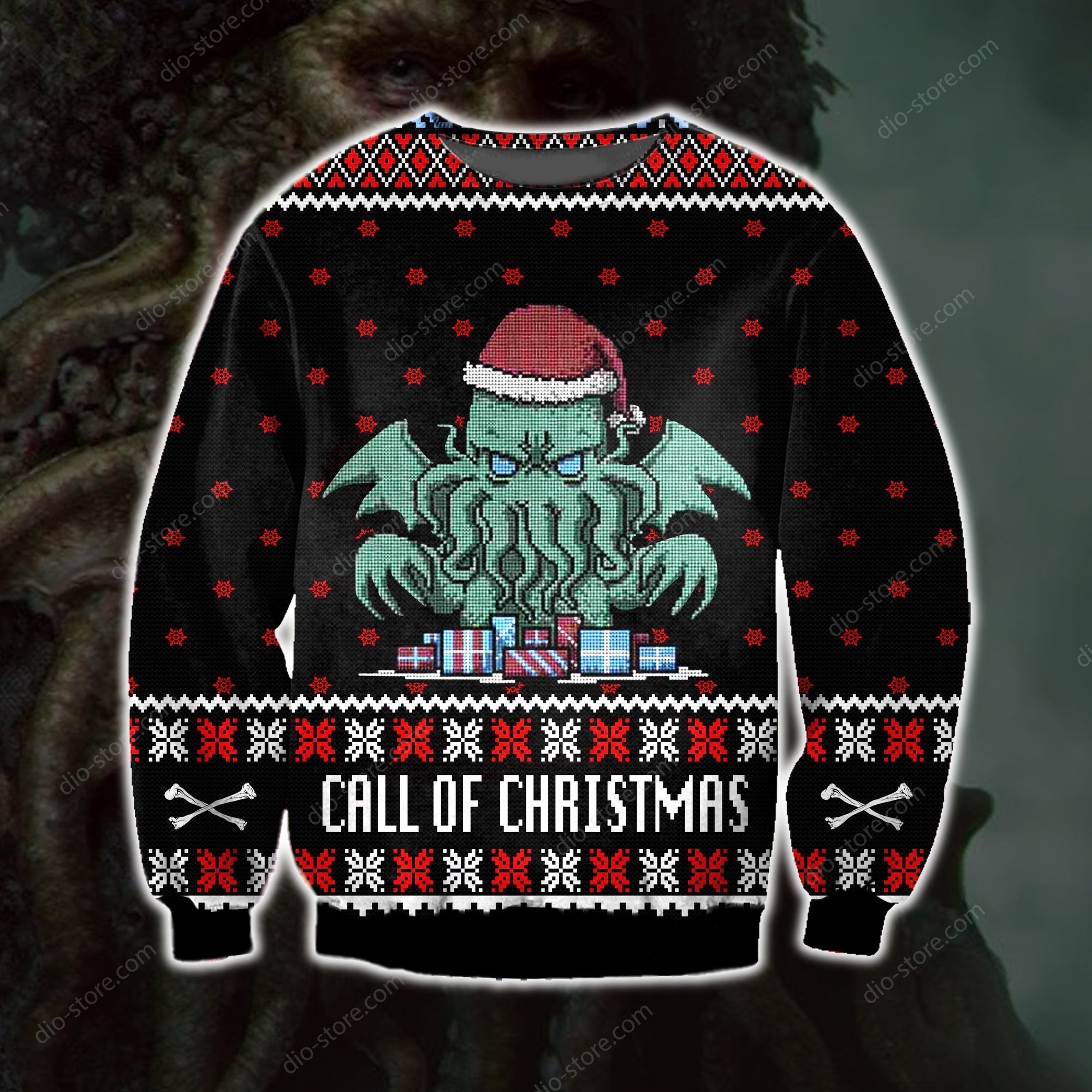 Davy Jones Knitting Pattern 3D Print Ugly Sweater Hoodie All Over Printed Cint10474