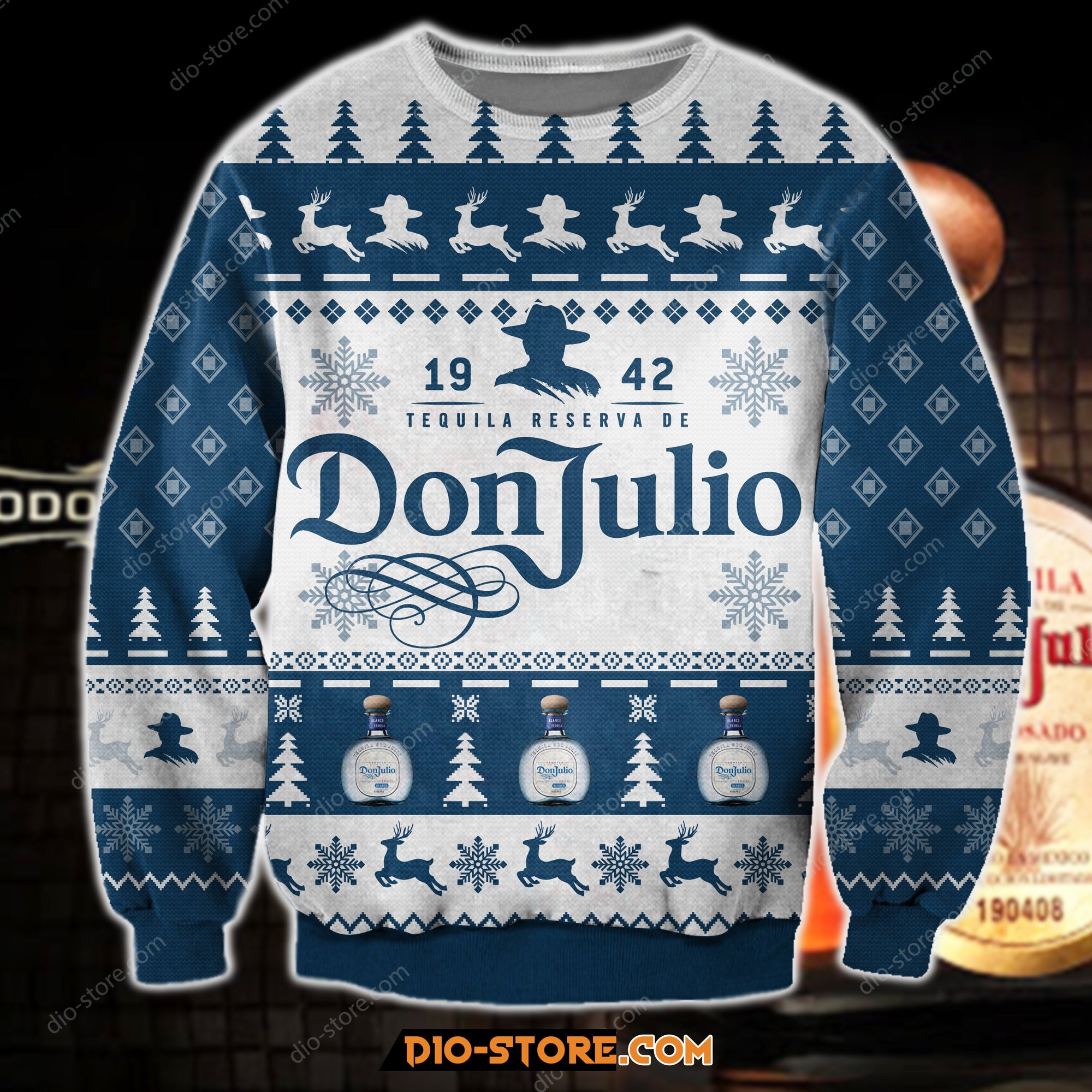 Don Julio Knitting Pattern 3D Print Ugly Christmas Sweatshirt Hoodie All Over Printed Cint10457 Don Julio Knitting Pattern 3D Print Ugly Christmas Sweatshirt Hoodie All Over Printed Cint10457