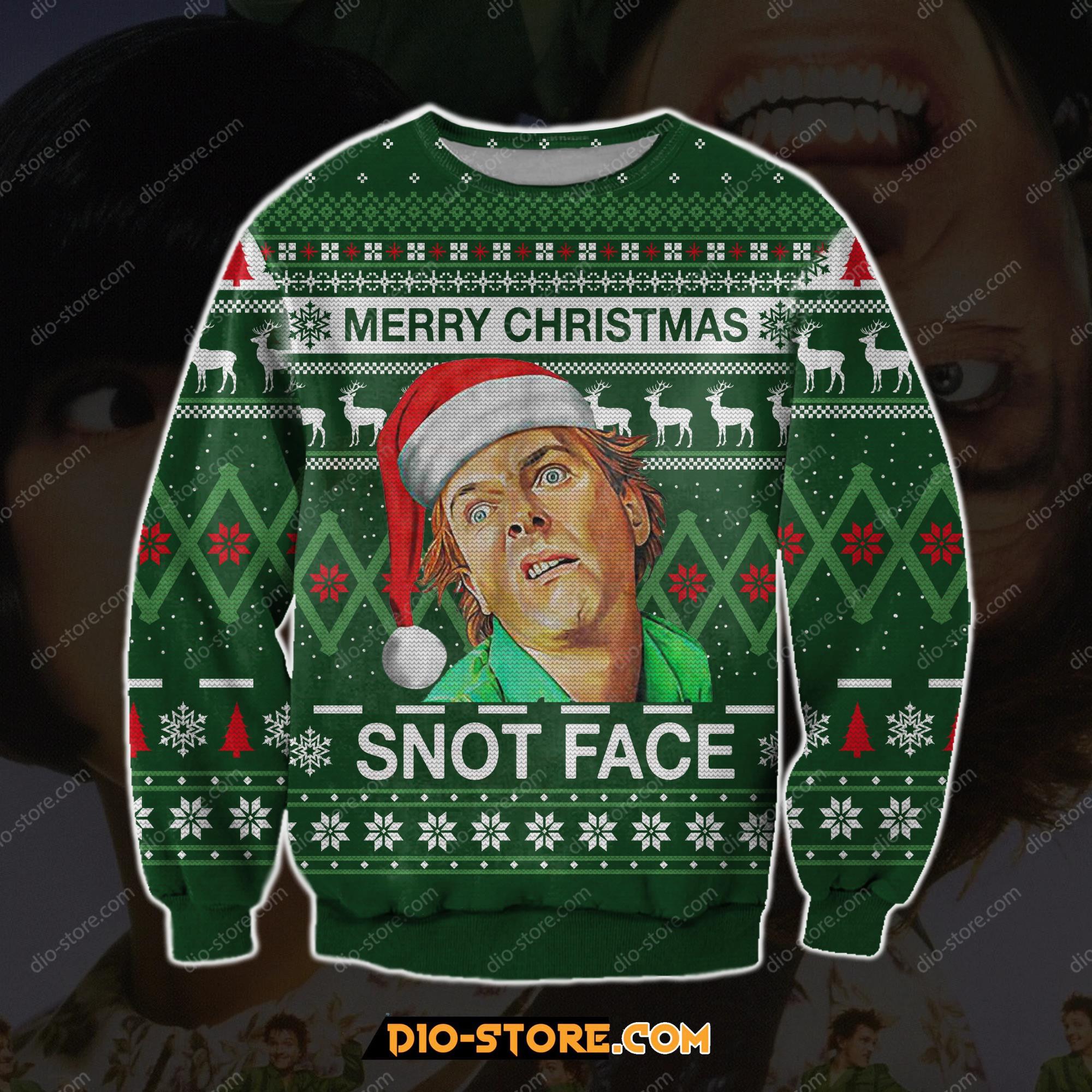 Drop Dead Fred 3D Print Ugly Christmas Sweater Hoodie All Over Printed Cint10072