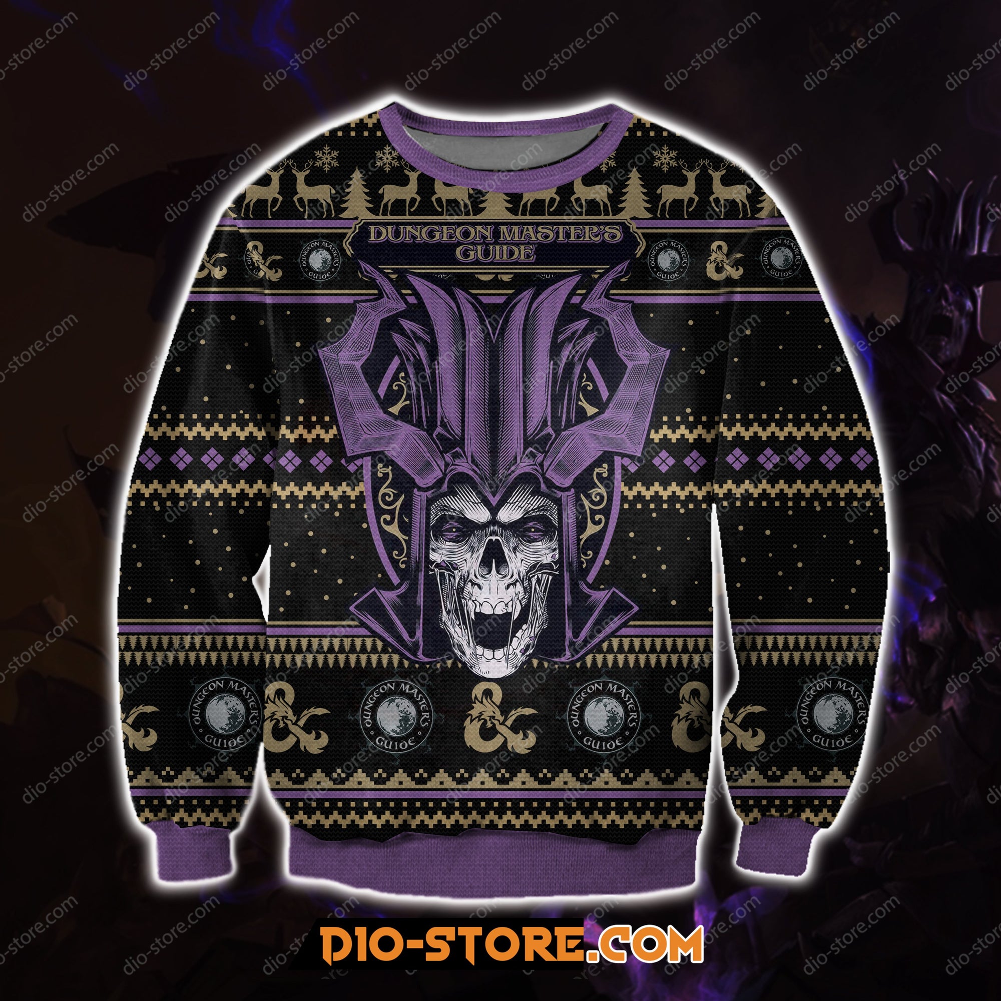 Dungeon Masters Guide 3D Print Ugly Christmas Sweater Hoodie All Over Printed Cint10141