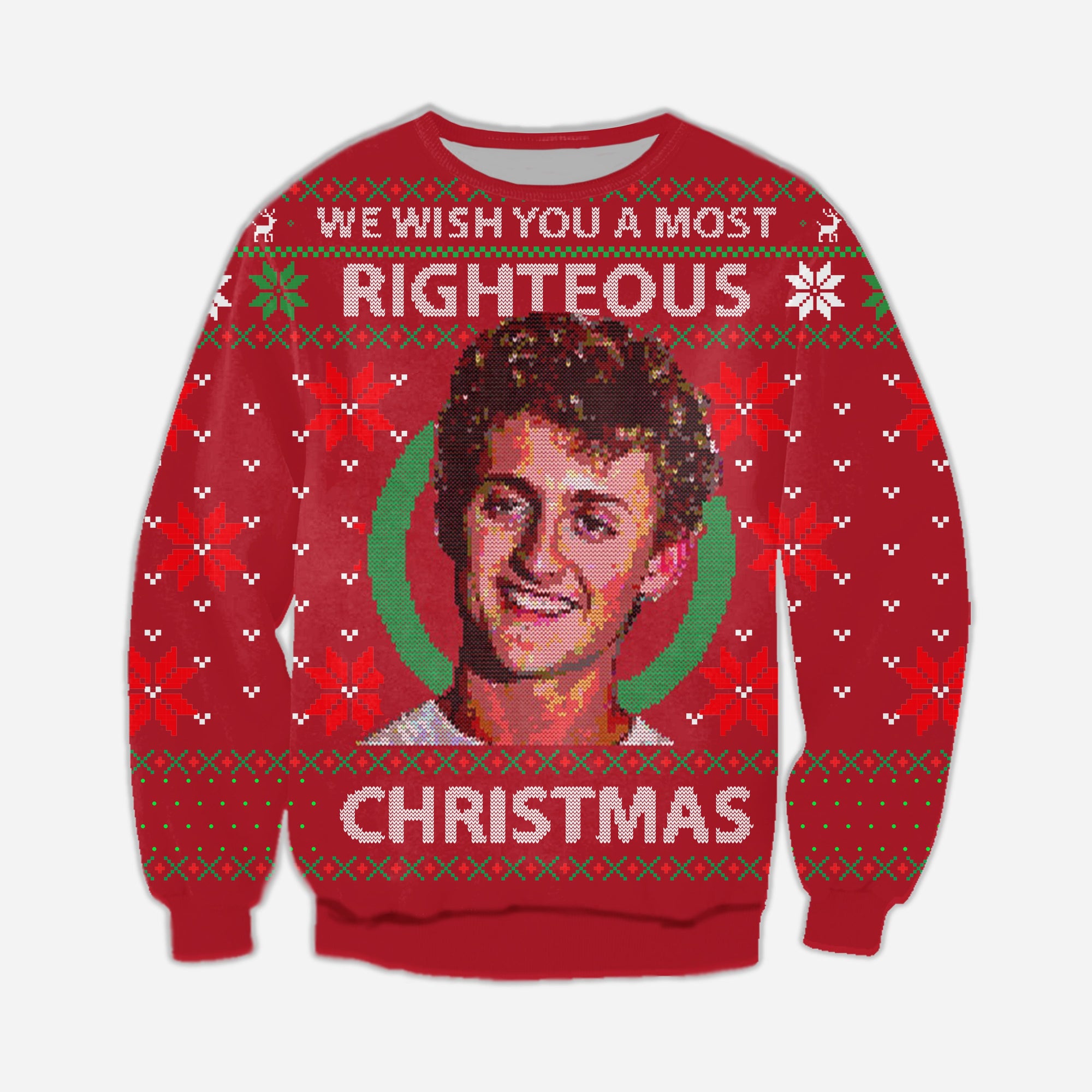 Funny Bill Knitting Pattern 3D Print Ugly Sweater Hoodie All Over Printed Cint10478