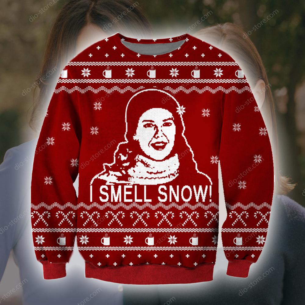 Gilmore Girls Knitting Pattern 3D Print Ugly Christmas Sweater Hoodie All Over Printed Cint10718