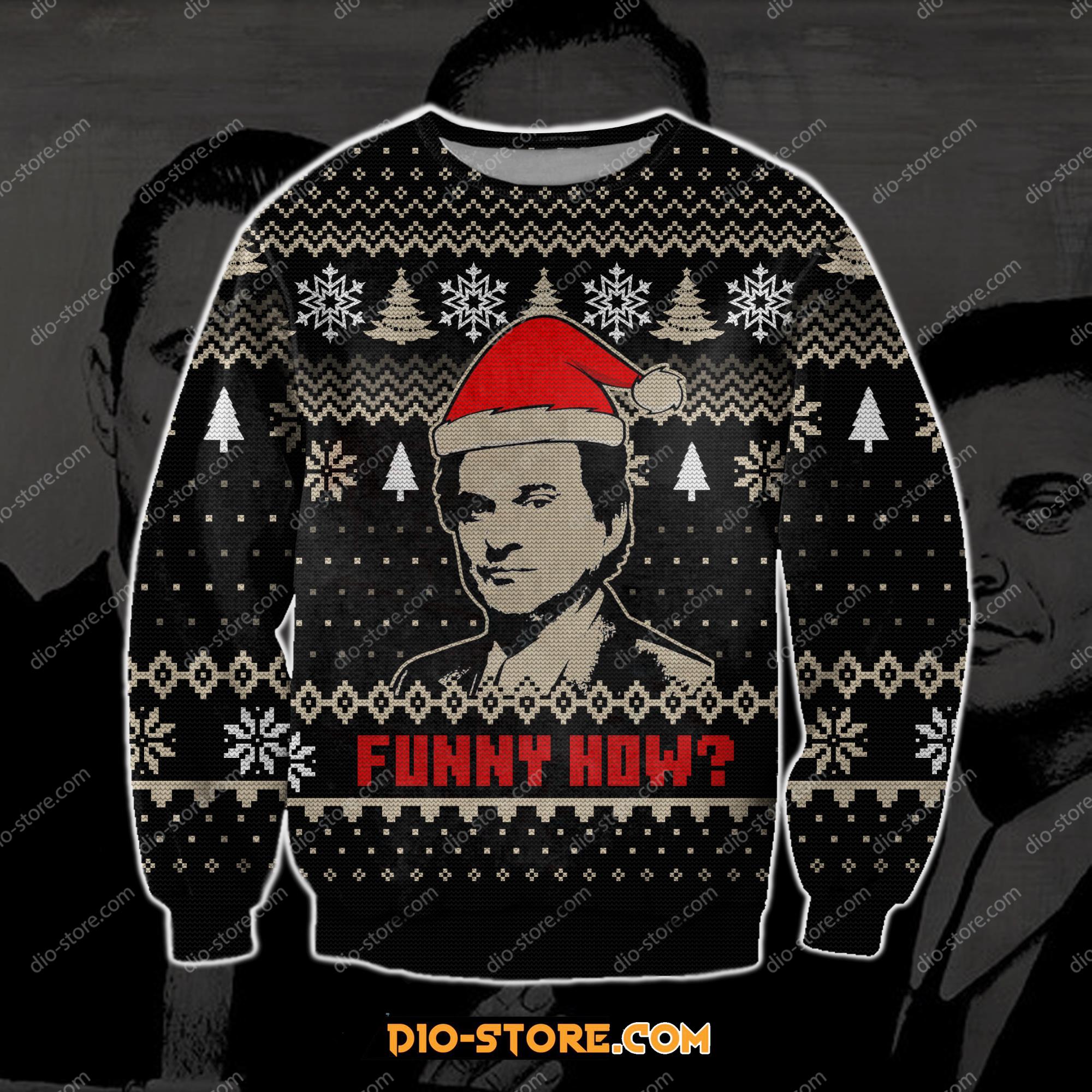 Goodfellas Funny How 3D Print Ugly Christmas Sweatshirt Hoodie All Over Printed Cint10107