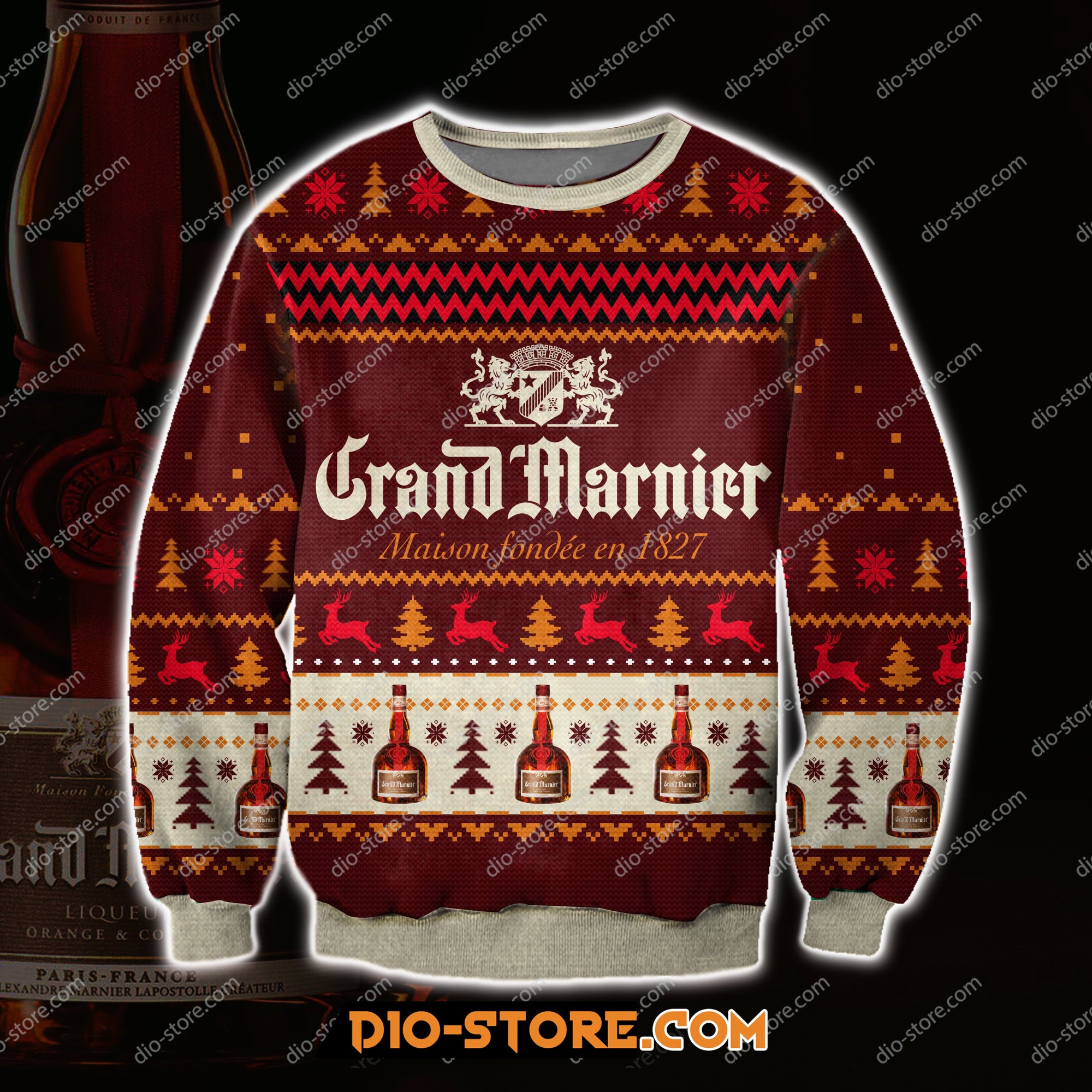 Grand Marnier Wine 3D Print Ugly Sweatshirt Hoodie All Over Printed Cint10434 Grand Marnier Wine 3D Print Ugly Sweatshirt Hoodie All Over Printed Cint10434