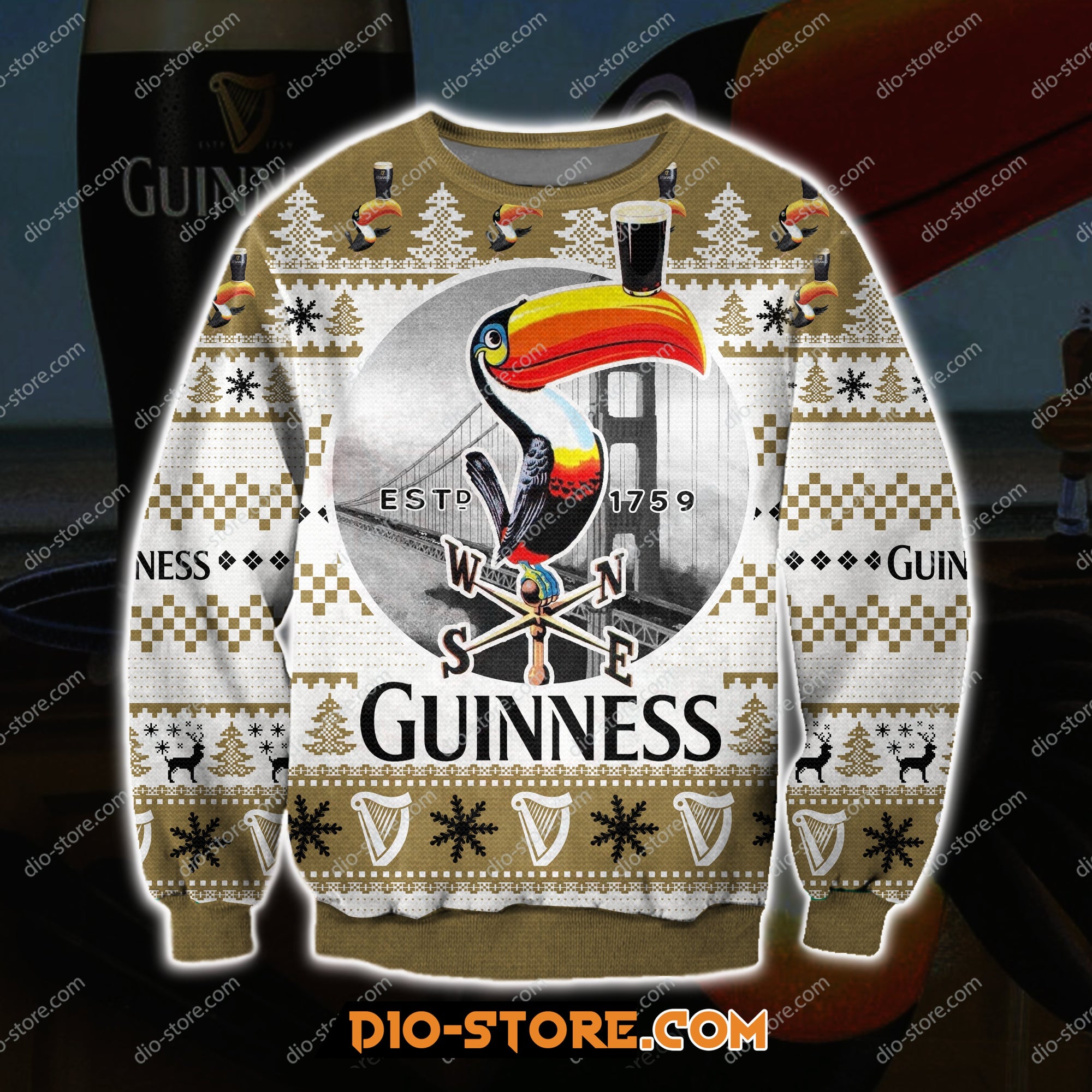 Guinness Beer 1759-Toucan 3D All Over Print Ugly Christmas Sweatshirt Hoodie All Over Printed Cint10349 Guinness Beer 1759-Toucan 3D All Over Print Ugly Christmas Sweatshirt Hoodie All Over Printed Cint10349