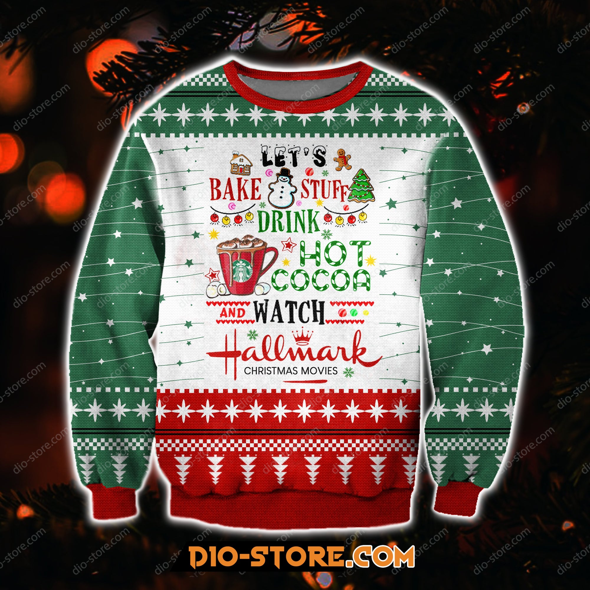 Hallmark Christmas Movies 3D Ugly Christmas Sweater Hoodie All Over Printed Cint10209